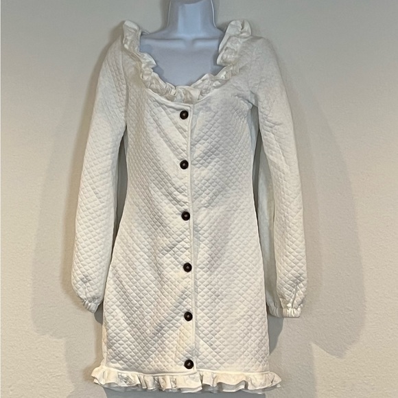 Women White Luxury Jacket - Picture 2 of 3